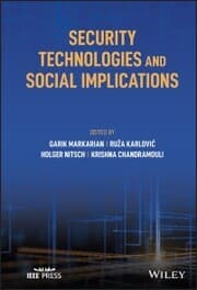 Cover von Security Technologies and Social Implications