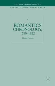 Cover von A Romantics Chronology, 1780-1832