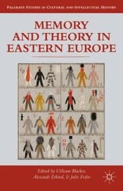 Cover von Memory and Theory in Eastern Europe