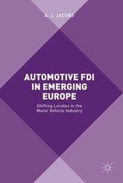 Cover von Automotive FDI in Emerging Europe