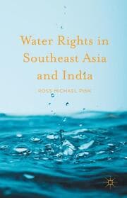 Cover von Water Rights in Southeast Asia and India