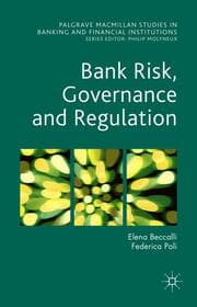 Cover von Bank Risk, Governance and Regulation