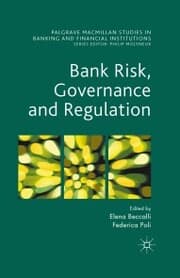 Cover von Bank Risk, Governance and Regulation