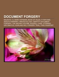Cover von Document forgery