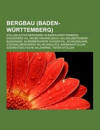 Cover von Bergbau (Baden-Württemberg)