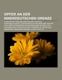 Cover von Opfer an der innerdeutschen Grenze