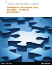 Cover von Dimensions of Social Welfare Policy