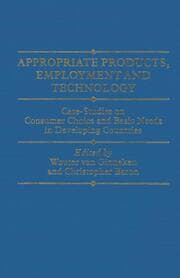 Cover von Appropriate Products, Employment and Technology