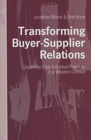 Cover von Transforming Buyer-Supplier Relations