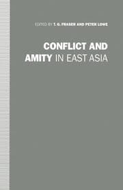 Cover von Conflict and Amity in East Asia