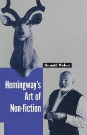 Cover von Hemingways Art of Non-Fiction