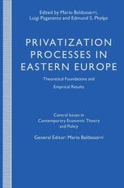 Cover von Privatization Processes in Eastern Europe