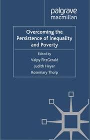 Cover von Overcoming the Persistence of Inequality and Poverty