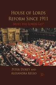 Cover von House of Lords Reform Since 1911