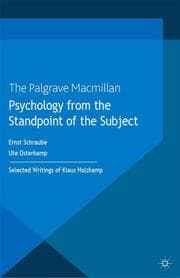 Cover von Psychology from the Standpoint of the Subject