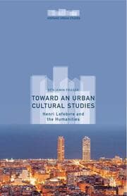 Cover von Toward an Urban Cultural Studies