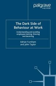 Cover von The Dark Side of Behaviour at Work