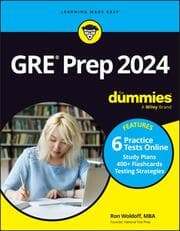 Cover von GRE Prep 2024 For Dummies with Online Practice