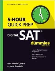 Cover von Digital SAT 5-Hour Quick Prep For Dummies
