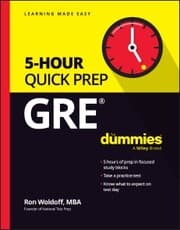 Cover von GRE 5-Hour Quick Prep For Dummies