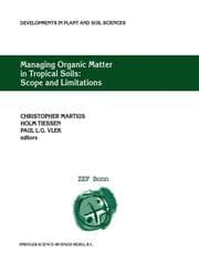 Cover von Managing Organic Matter in Tropical Soils: Scope and Limitations