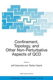 Cover von Confinement, Topology, and Other Non-Pertubative Aspects of QCD