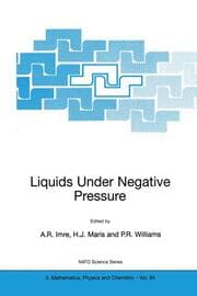 Cover von Liquids Under Negative Pressure