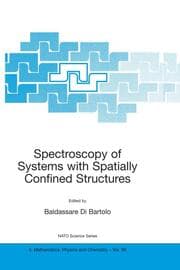 Cover von Spectroscopy of Systems with Spatially Confined Structures
