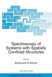 Cover von Spectroscopy of Systems with Spatially Confined Structures