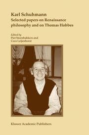 Cover von Selected papers on Renaissance philosophy and on Thomas Hobbes