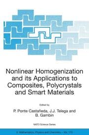 Cover von Nonlinear Homogenization and its Applications to Composites, Polycrystals and Smart Materials