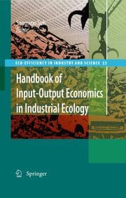 Cover von Handbook on Input-Output Economics for Industrial Ecology