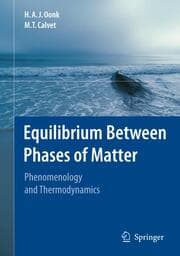 Cover von Equilibrium Between Phases of Matter