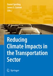 Cover von Reducing Climate Impacts in the Transportation Sector
