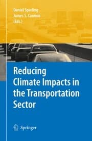 Cover von Reducing Climate Impacts in the Transportation Sector