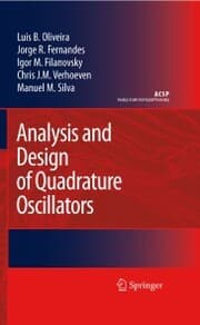Cover von Analysis and Design of Quadrature Oscillators