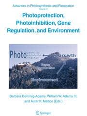 Cover von Photoprotection, Photoinhibition, Gene Regulation, and Environment