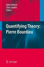 Cover von Quantifying Theory: Bourdieu