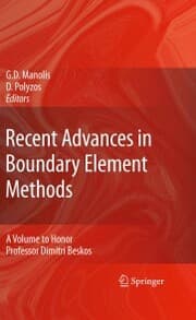 Cover von Recent Advances in Boundary Element Methods