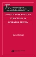 Cover von Smooth Homogeneous Structures in Operator Theory