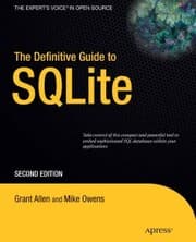 Cover von The Definitive Guide to SQLite