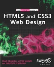 Cover von The Essential Guide to HTML5 and CSS3 Web Design