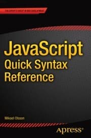 Cover von JavaScript Quick Syntax Reference