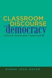 Cover von Classroom Discourse and Democracy