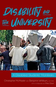 Cover von Disability and the University
