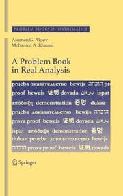 Cover von A Problem Book in Real Analysis
