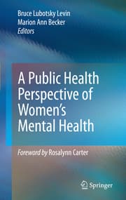 Cover von A Public Health Perspective of Womens Mental Health