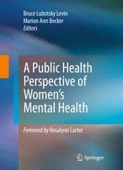 Cover von A Public Health Perspective of Women's Mental Health