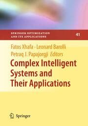 Cover von Complex Intelligent Systems and Theis Applications