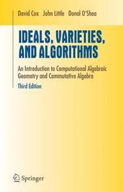 Cover von Ideals, Varieties, and Algorithms